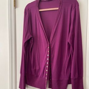 Magenta cardigan